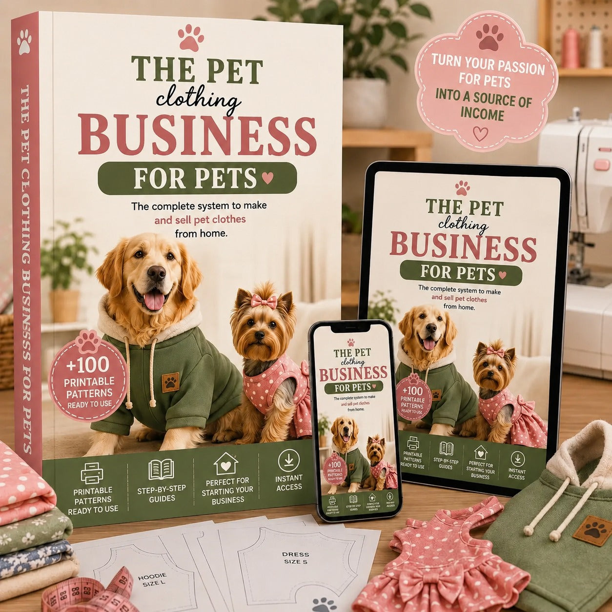 THE PET CLOTHING BUSINESS + 6 BONUS GIFTS